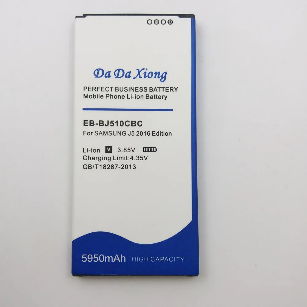 5950 мА/ч EB BJ510CBC литий ионный аккумулятор телефона для Samsung J5 2016 Edition j5109 j5108 J510 Замена