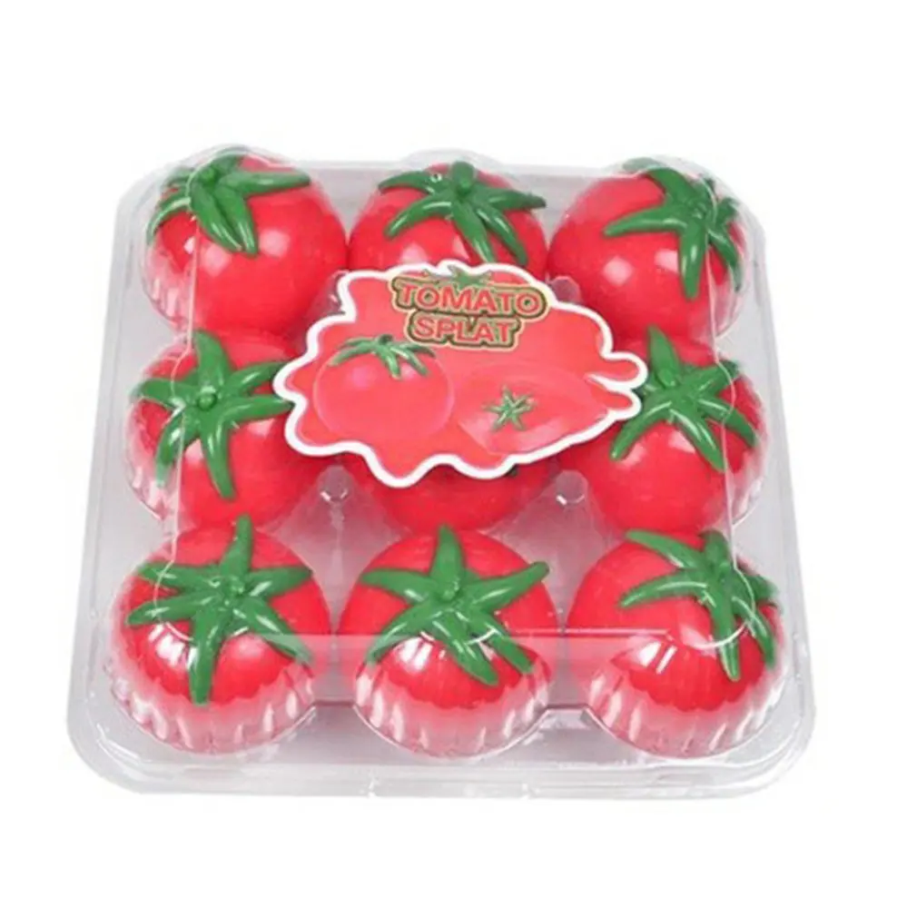 

Tomato Toys Stress Sticky Balls Slow Rising Squishy Ball Anti-Stress Figet Squishies Throwing Toys Adult Kids Gift