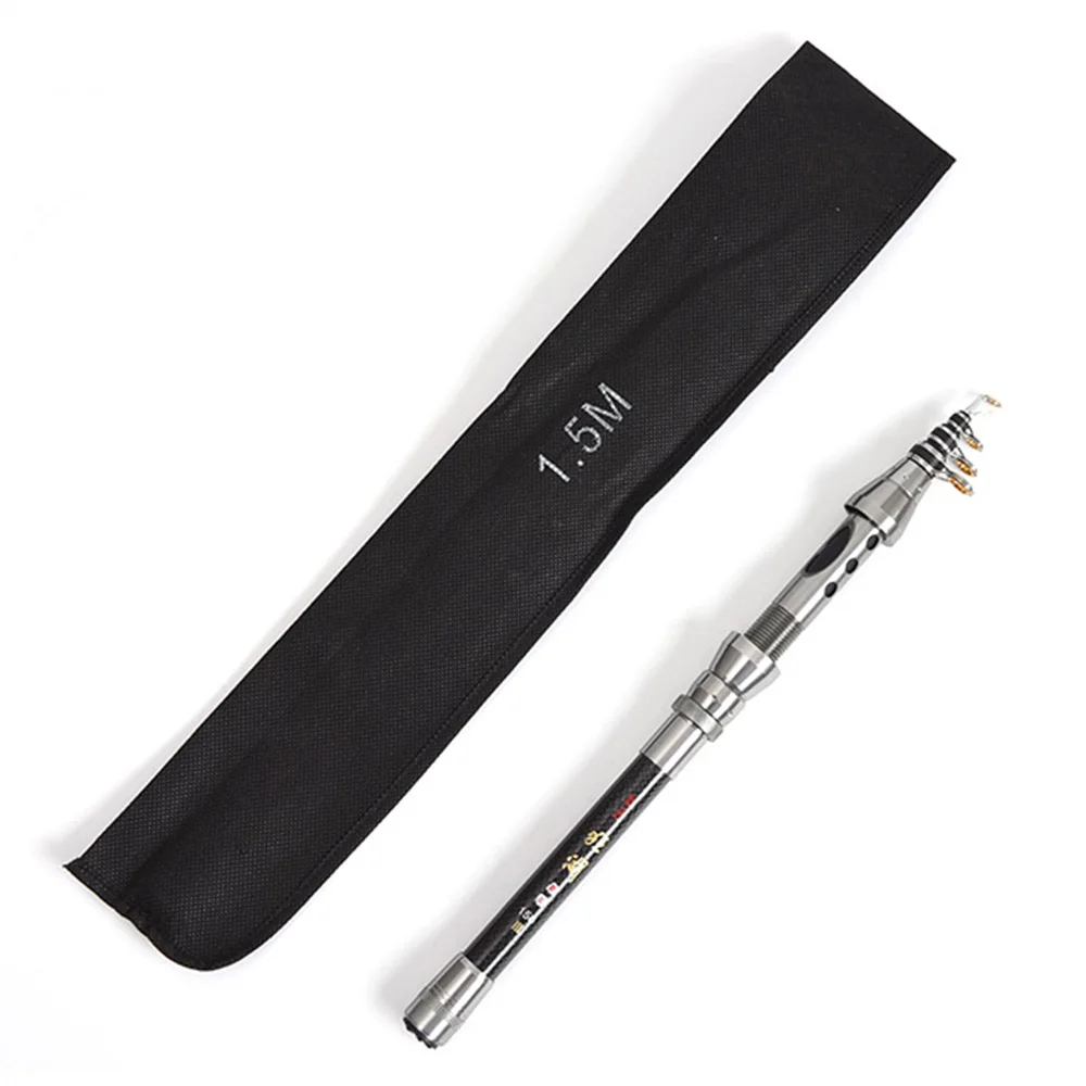

LEO Sea Fishing Rod Mini Portable Carbon Fiber Casting Lure 1.5m 1.8m 2.1m Telescopic Fish Pole Multifunctional Fishing
