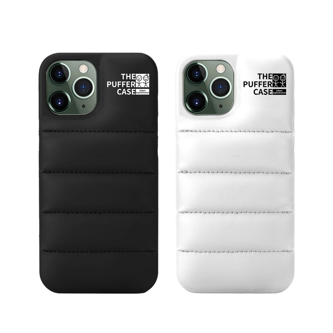 

Fashion Brand Down Jacket Case For iPhone 13 12 11 Pro Max The Puffer Case for iPhone 7 8 Plus XR Xs Max Soft Silicone Cover