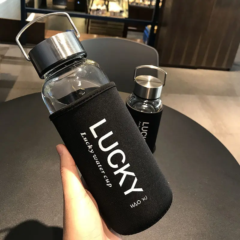 

Large Capacity Glass Water Bottles Portable Leakproof Cup Outdoor Sports Camping Picnic Bicycle Cycling Tour Drink Bottle