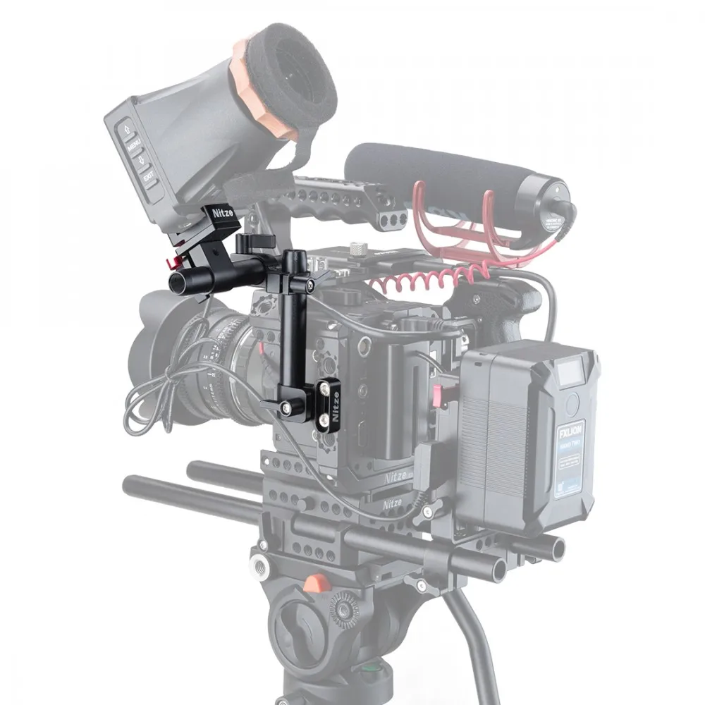 Крепление Nitze EVF с 15-миллиметровыми стержнями и QR-зажимом NATO для портативных