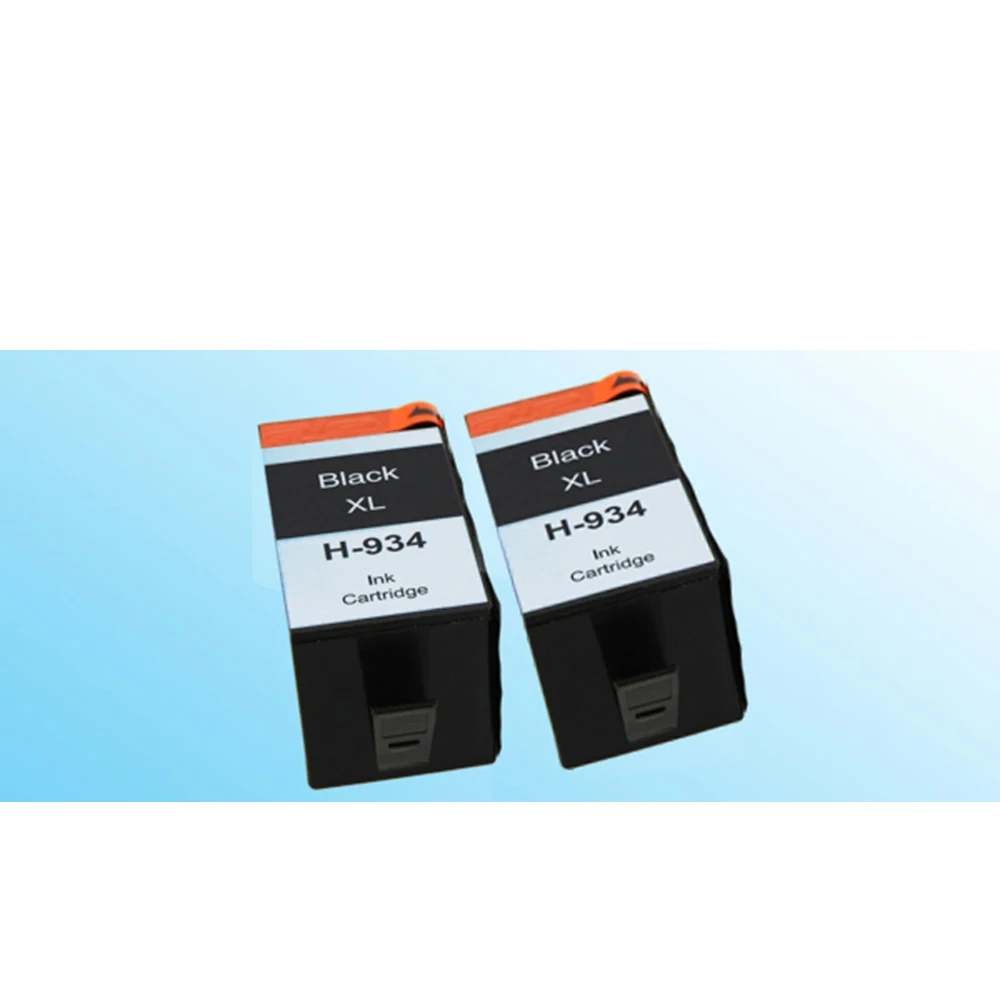 Картридж с черными чернилами 934 дюйма 2 шт. совместим hp934 934XL Officejet Pro 6830 6230 6815 6812
