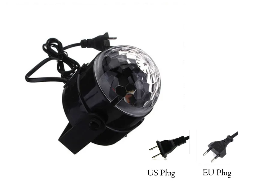 SPLEVISI 110 V-240 V Мини сценическая волшебная лампа диско-шар эффект Вращающийся DJ вечерние Лазер светодиодный светильник RGB с пультом дистанционного управления