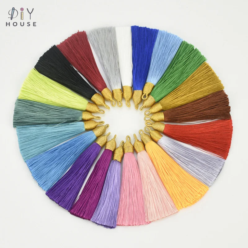 5 шт. китайский узел ледяная шелковая кисточка подвеска бахрома поделки кисточки