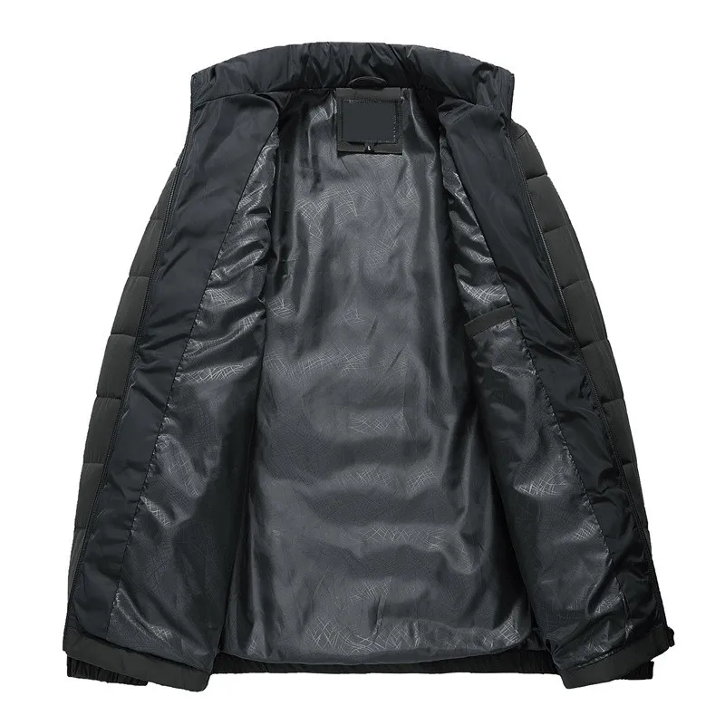 Куртка мужская из хлопка MRMT с вертикальным воротником утепленная для мужчин