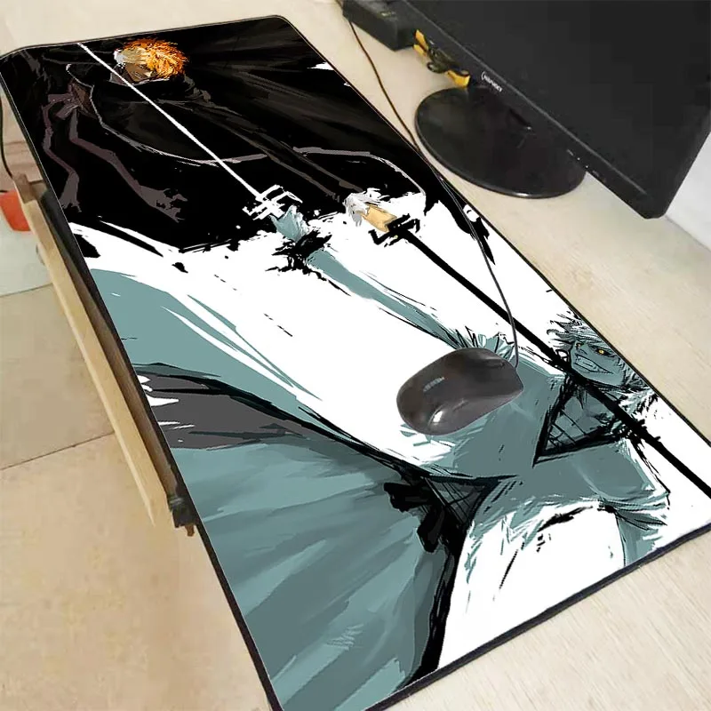 Mairuige 90X40CM черный белый цвет отбеливатель Мышь колодки компьютер Аниме Коврик для