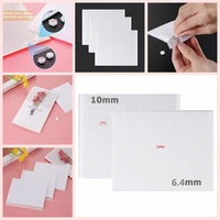 1cm6 4mm 3pcsset 3d double sided adhesive foam dots adhesive hexagon instant and permanent bond add depth and dimension new