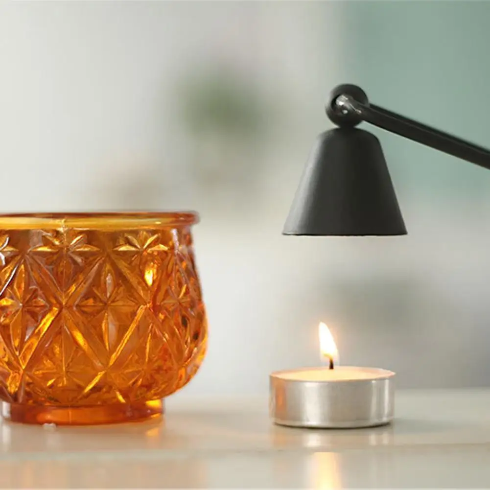 Черная Железная металлическая Бездымная свеча фитиль колокольчик домашний