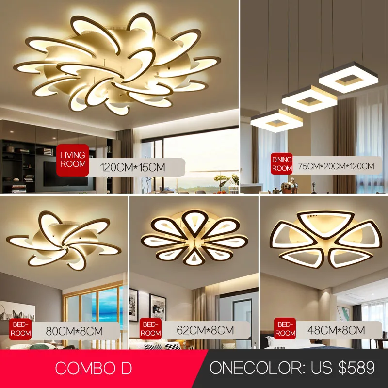 Светодиодная Люстра для гостиной столовой кабинета спальни лампа креативный