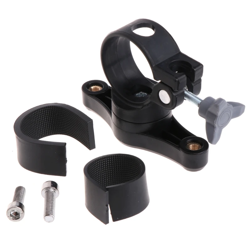 

Bicycle Water Bottle Adapter Cage Cup Holder Adjustable 360 Degree Rotation Clip