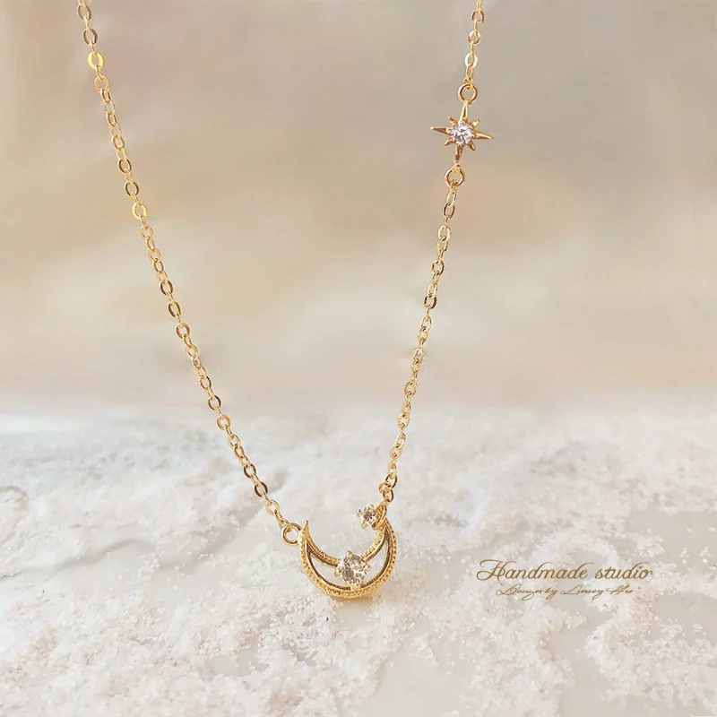 Высококачественное ожерелье CCijiNG со звездами и Луной кисточками темпераментное