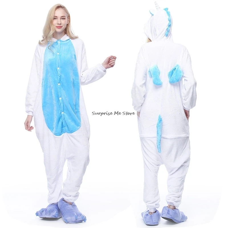 Пикачу-комбинезон для взрослых и детей кигуруми единорог животные костюм зимняя