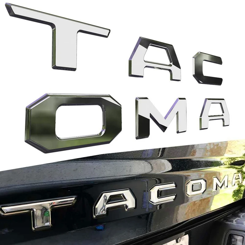 3D рельефная задняя крышка с надписью Эмблема для Toyota Tacoma 2016 2019 эмблема вставки