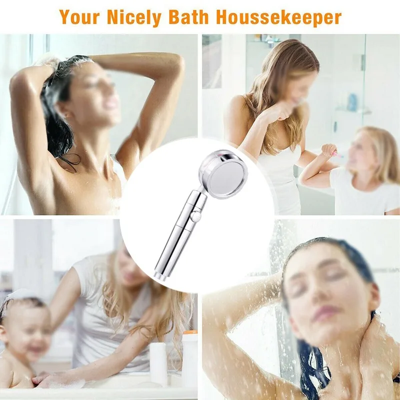 Ручная Лейка для душа вращающаяся на 360 градусов из нержавеющей стали |