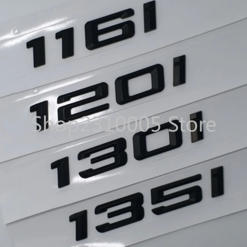 Значок 116i 118i 120i 125i 130i 135i для автостайлинга BMW 1 серии E81 E82 E87 E88 F20 F21 черного цвета |