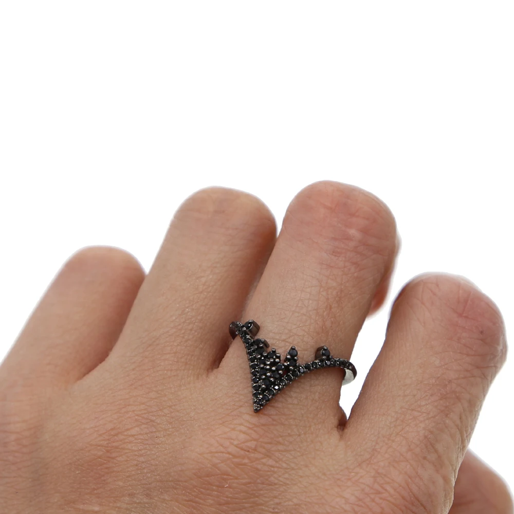 Винтажные роскошные свадебные изящные кольца на бедра для женщин черного цвета