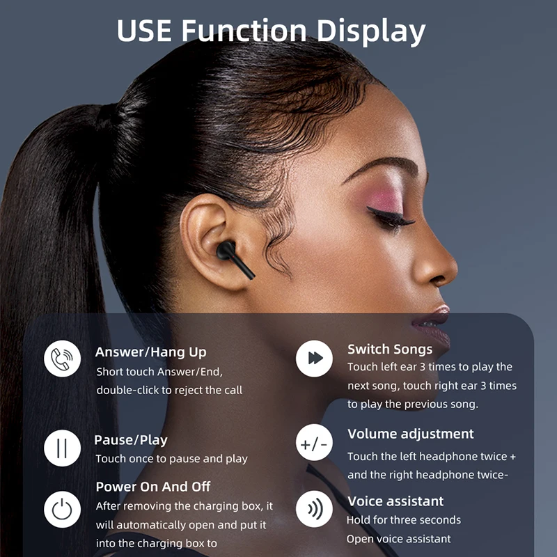 J3 TWS наушники вкладыши Blutooth Беспроводные Мини Игровые стерео для телефона Huawei