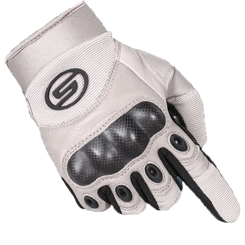 Спортивные тактические мужские рабочие перчатки из овчины с полным пальцем для