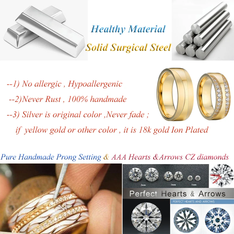 Свадебный набор украшений Three Colours, бриджири ювелирные изделия, женские кольца с кубическим цирконием, розовое золото и серебряный цвет оптом.