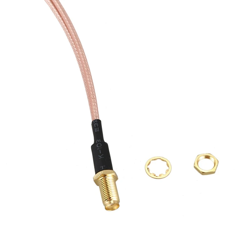 SMA Female to Y Type 2 X TS9 Male / CRC9 коннектор сплиттер-Сумматор кабель Pigtail RG 316 30 см Gold |