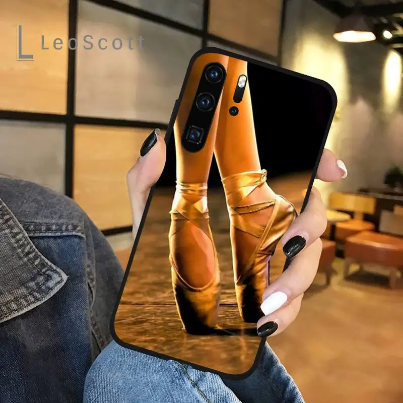 

Ballerina DanceShoes Phone Case For Huawei P 20 30 40 lite pro smart 2019 honor 10 i lite 8x nova 5t mate 20 pro funda