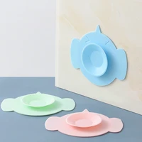 baby anti tipping double sided suction cup tableware fixed bowl two sided suckers pads silicone non slip mat kids eating tool