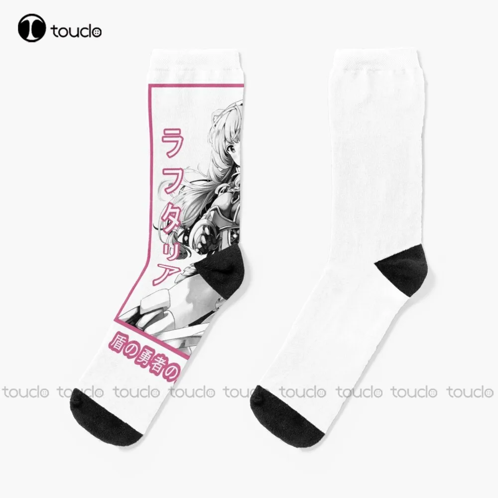 

Носки Raphtalia длинные носки для женщин индивидуальные унисекс подростковые Молодежные носки, подарок на Рождество HD Высокое качество