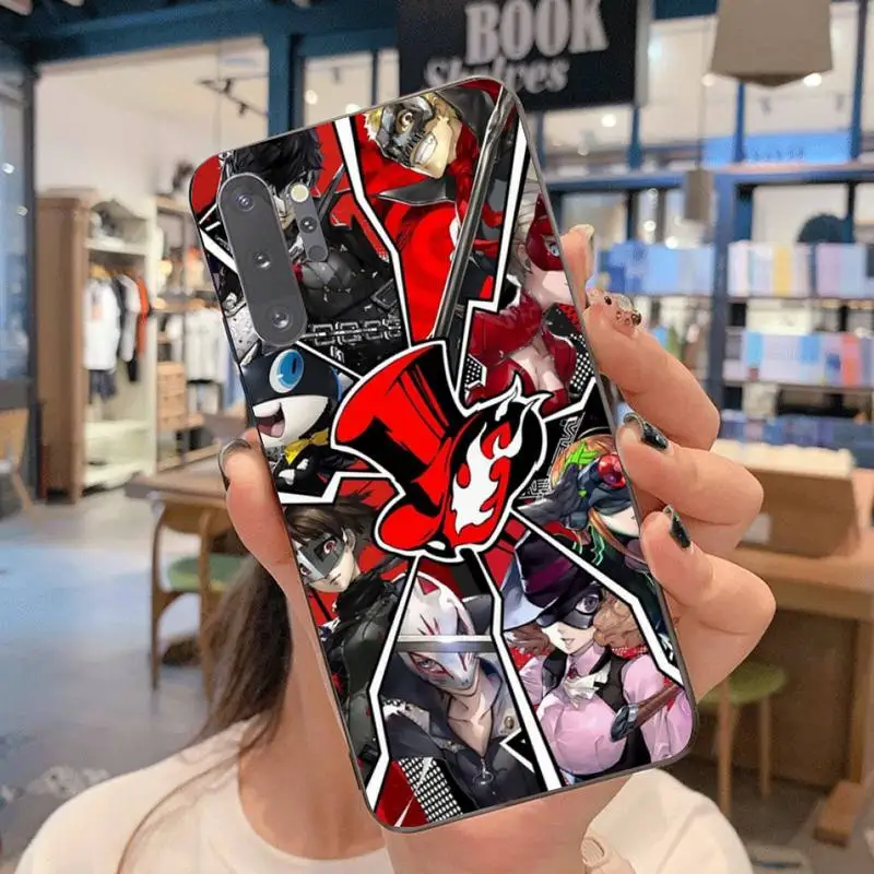 Чехол YJZFDYRM Persona 5 для телефона чехол Samsung Note 7 8 9 10 Lite Plus Galaxy J7 J8 J6 2018 Prime | Мобильные