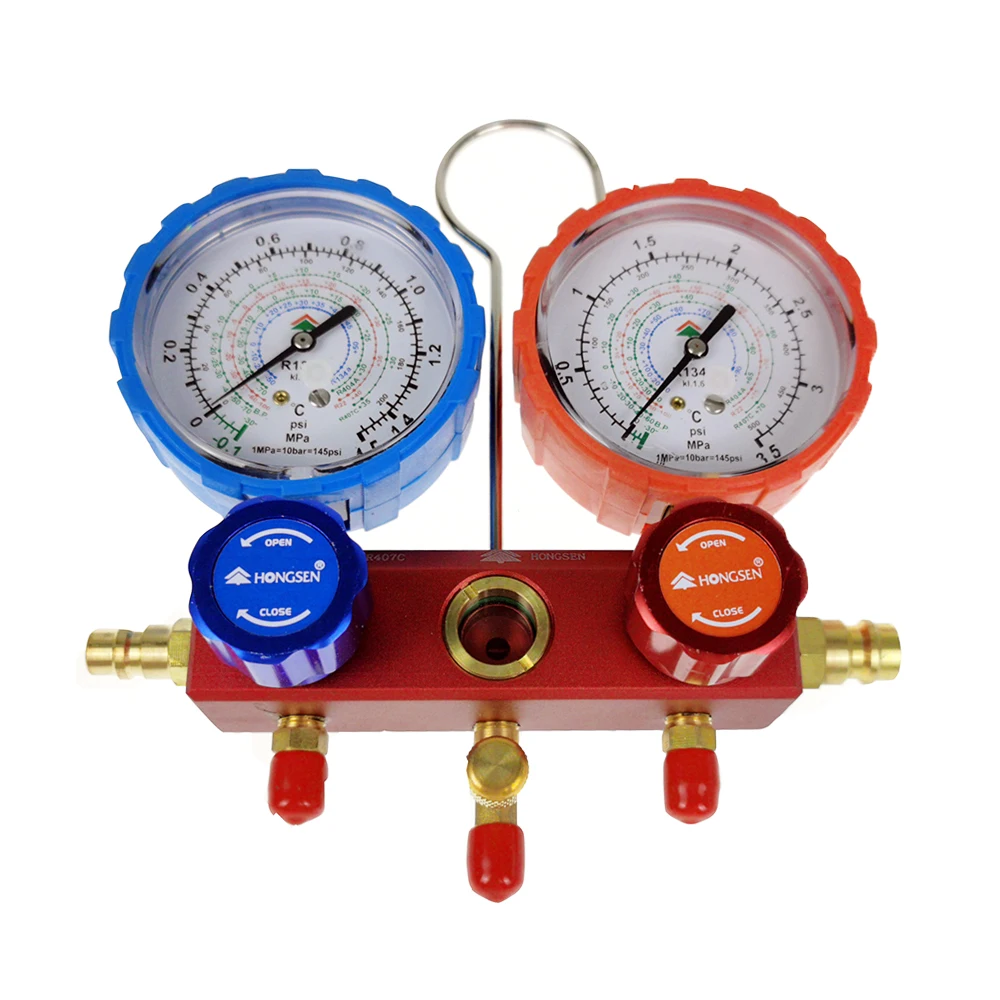 

Snow gauge HS-S36G-QC-12 Automotive fluorometer refrigerant pressure gauge HS-S36G