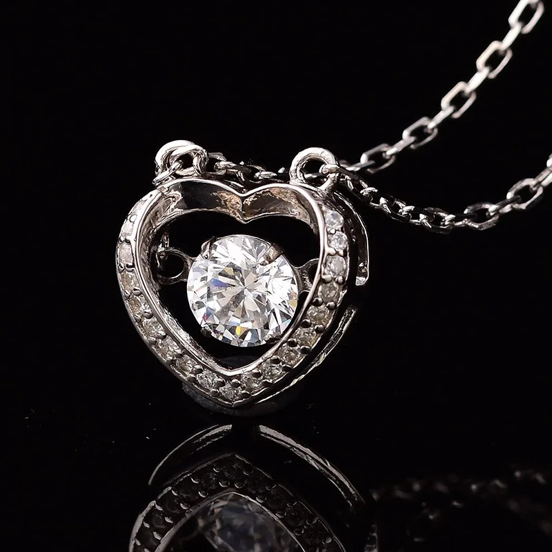Круглые Подвески из серебра S925 пробы 0.50ct D VVS Kkmall | Украшения и аксессуары