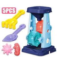 5pc beach and snow multifunctional parent child interactive educational toy set beach play sand water funny game play toy set