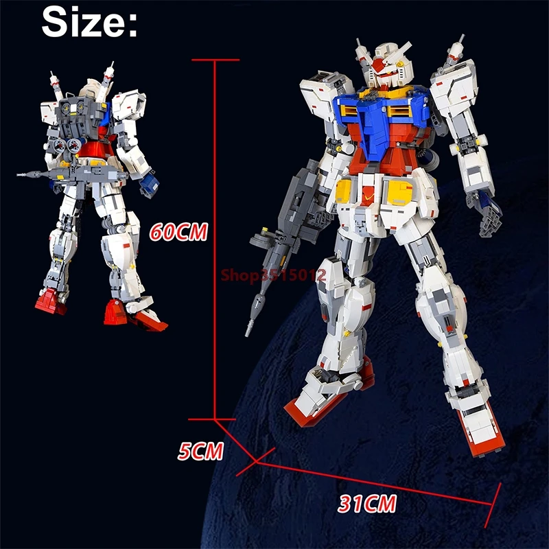 Восход солнца фигурки из кино СЕРИИ Технические комплект робот RX 78 костюм