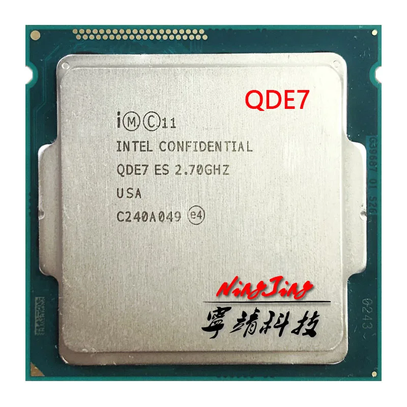 Intel Core i7 4790 4790T es QDE7 2 7 ГГц четырех ядерный восьмипоточные Процессор процессор 8 м 78