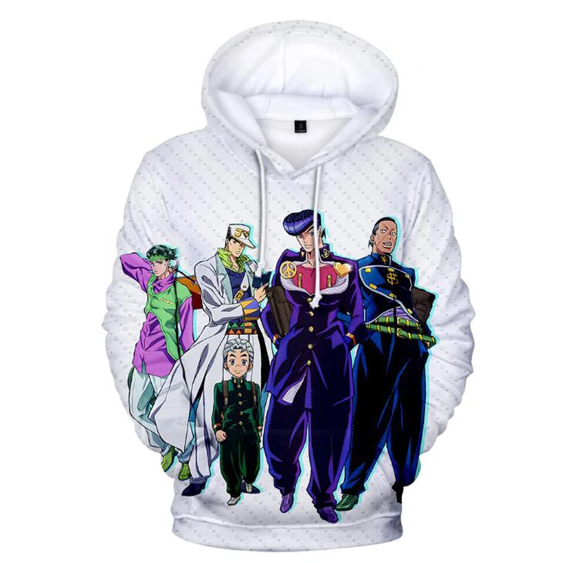

Hip Hop Fashion Brand Clothing JoJo Bizarre Adventure 3D Print Women/Men Hoodies Sweatshirt Japanese Streetwear Casual Outerwear
