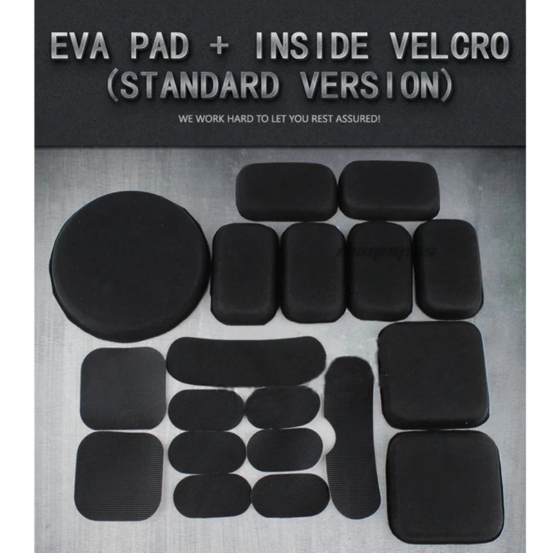 Outdoor Fast Helmet Airsoft Tactical Protective Pad Comfortable Hunting Helmet Accessories Pads Paintball Shooting Helmets Pads