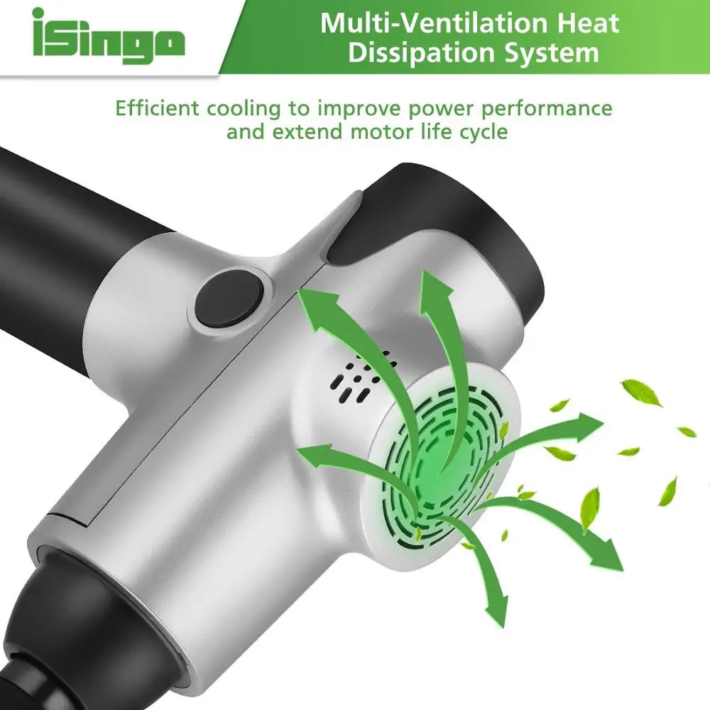 Электрический массажер для восстановления мышц 20 скоростей ударная