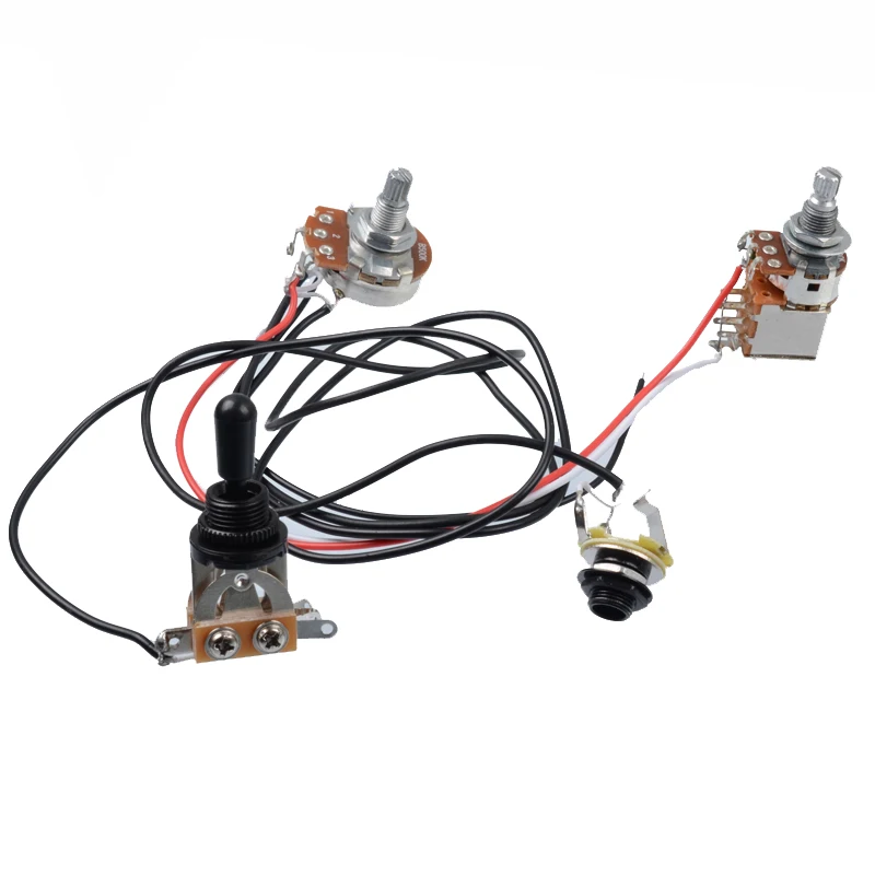 Переключатель для гитары предварительно смонтированный монтажный жгут томов и