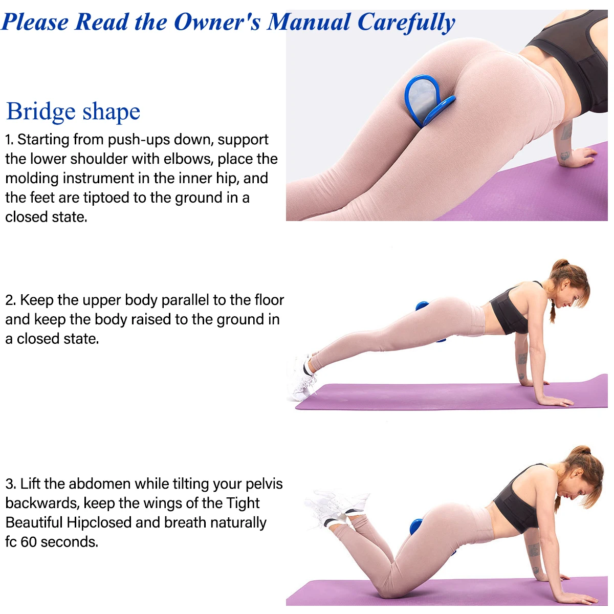

Hip Trainer Pelvic Inner Thigh Bladder Control Device Floor Muscle Inner Thigh Buttocks Exerciser Bodybuilding Fitness Beauty
