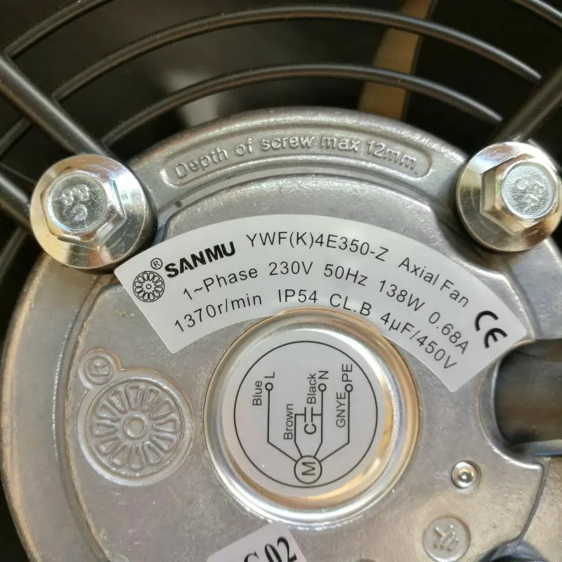 Для вентилятора Sanmu с внешним ротором осевой потоковый вентилятор ywf (k) 4e350-z