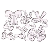 1pcs lace bow dies bow rectangle frame metal cutting die for diy scrapbooking paper cards craft die cuts photo album making