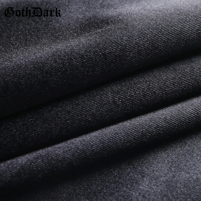 Goth Dark Black Vintage Gothic Halloween Dresses Women Embroidery Autumn Long Party Dress Spliced Black Chinese Cheongsam