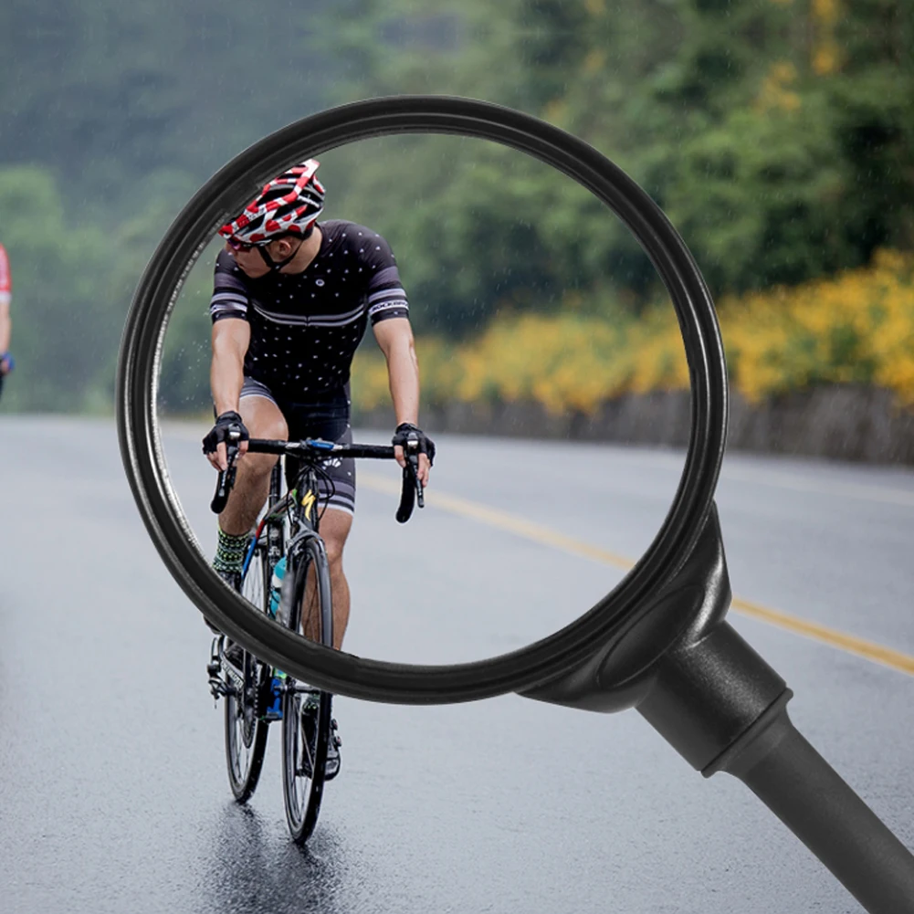 

Bicycle Mirror 360 Adjustable HD Motorcycle Rearview Mirror Electric Vehicle Hose Large Screen Rearview Mirror Convex Mirror