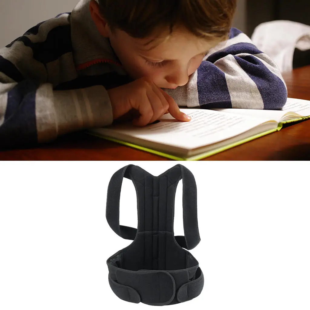 Регулируемый Корректор осанки дышащий поддерживающий пояс для спины ремешок шеи