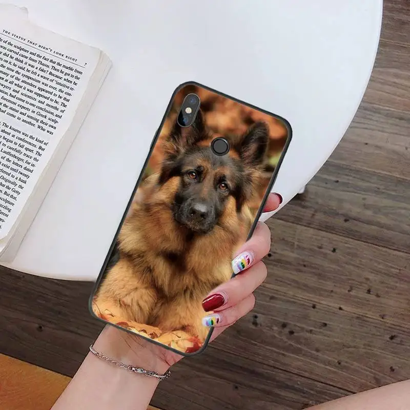 

Shepherd dog cute animal Phone Case For Xiaomi Redmi note 7 8 9 t k30 max3 9 s 10 pro lite Anti-fall mobile cover