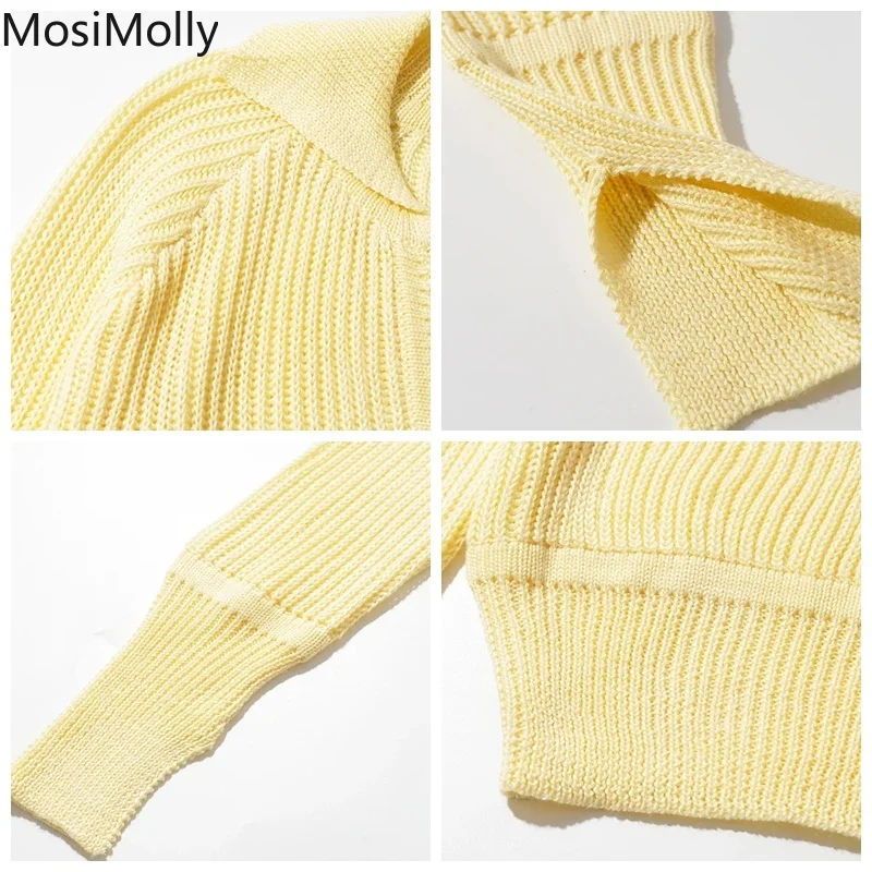 

Polo Sweater Jumper Pullovers Women Sweater Winter Polo Collar Casual Knit Sweater Jumper Pullovers Knitting