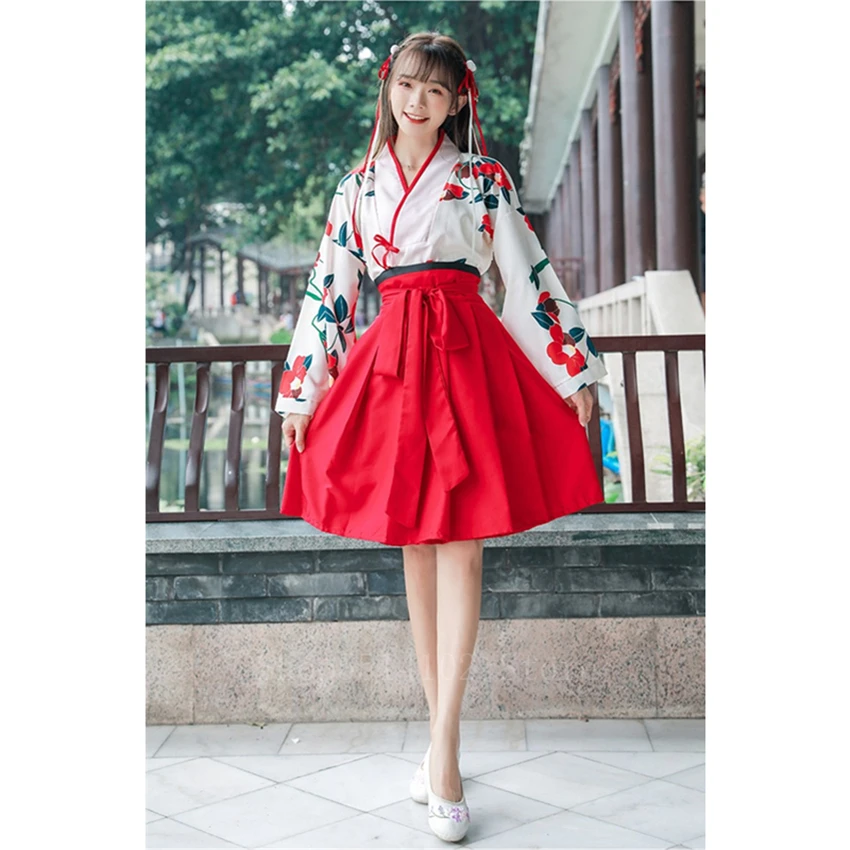 Японское традиционное кимоно платье Восточное элегантное юката для женщин Haori