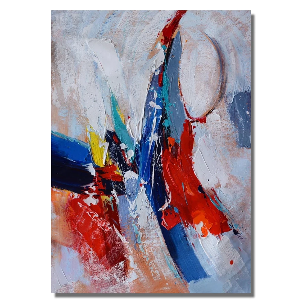 Ручная роспись высокое качество богатые цвета абстрактная картина маслом на
