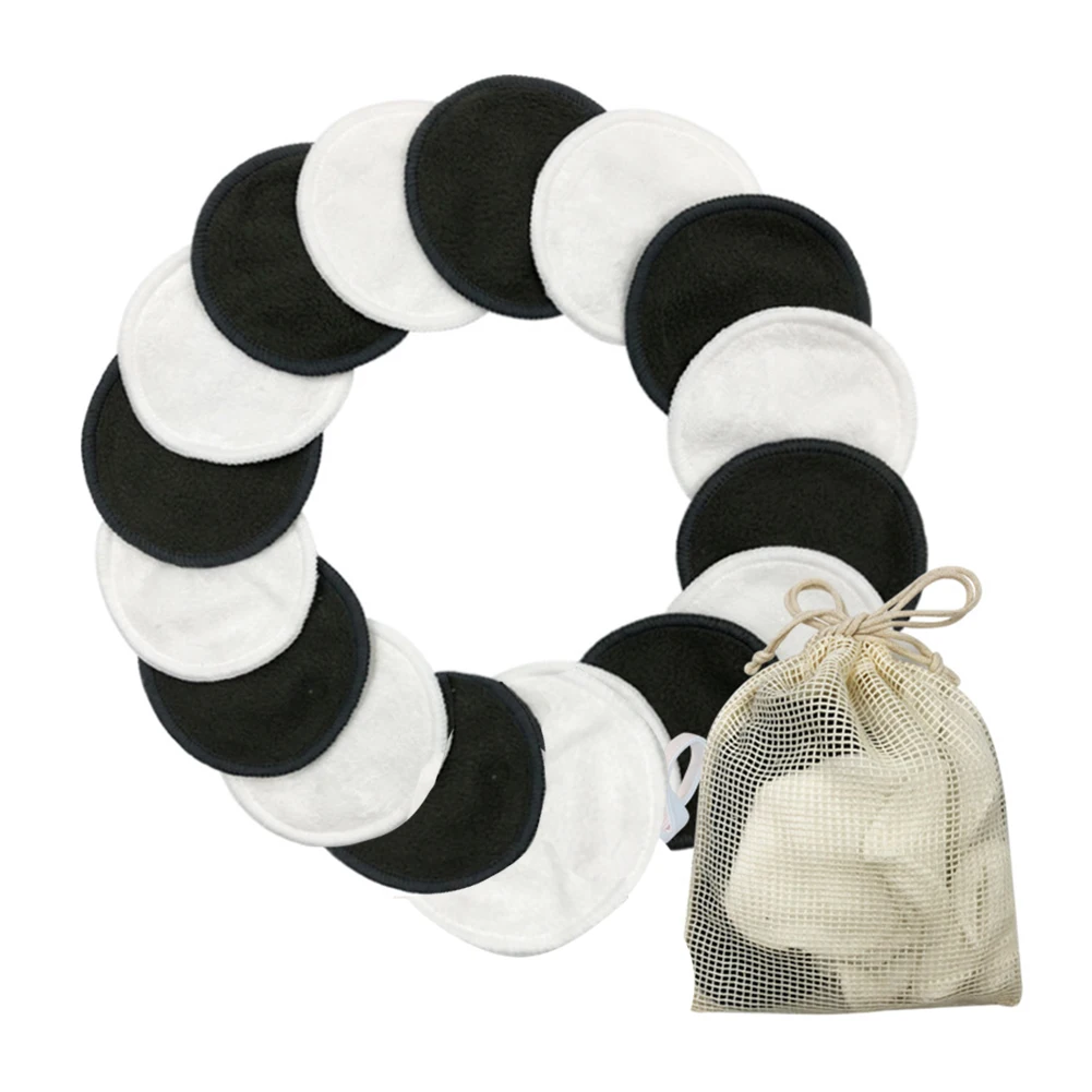 12 шт. многоразовые салфетки для снятия макияжа с бамбукового волокна | Красота и