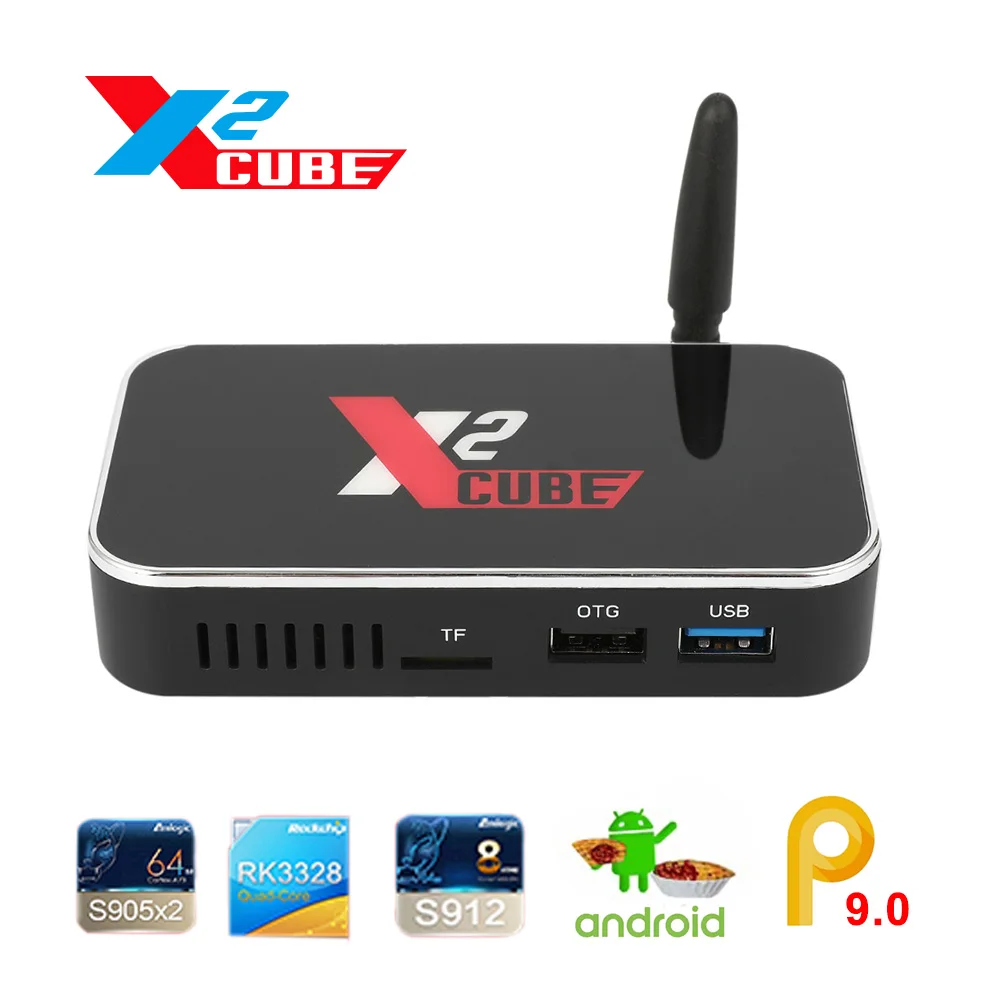 Ugoos 4 Гб DDR4 RAM 32 ROM Smart Android 9 0 TV Box Amlogic S905X2 2 4G/5G WiFi 1000M LAN Bluetooth 4K HD X2 CUBE